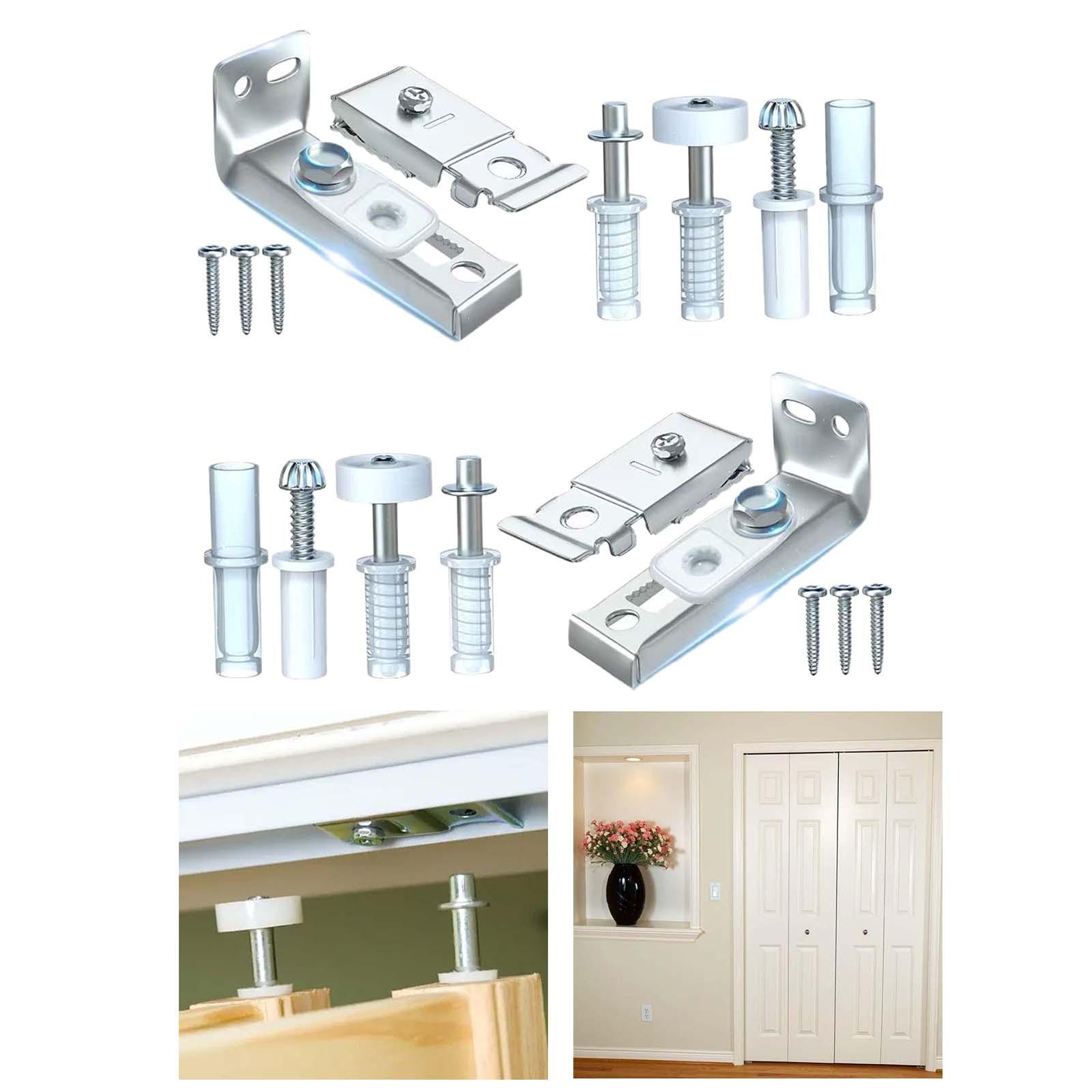 Bifold Door Hardware Repair Guide Wheel Louver Door for 7/8" to 1" Track