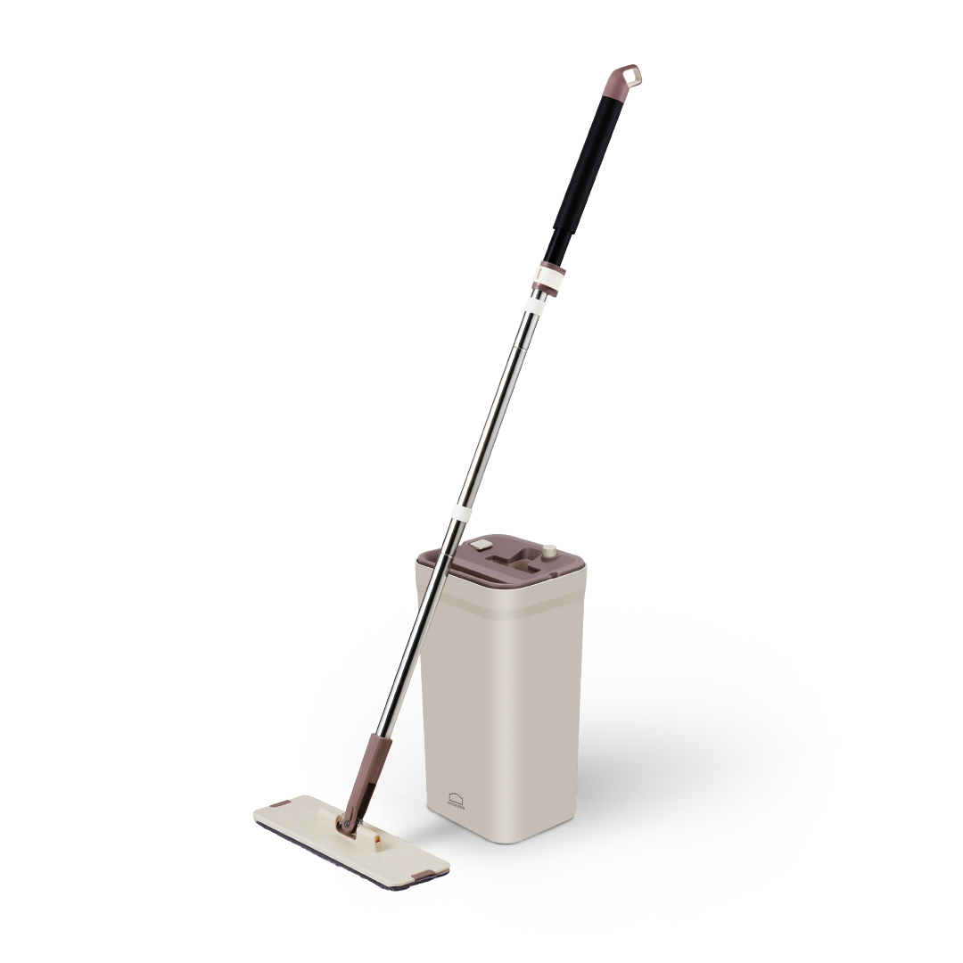 Bộ Cây Lau Nhà Lock&Lock Squeeze Flat Mop ETM471