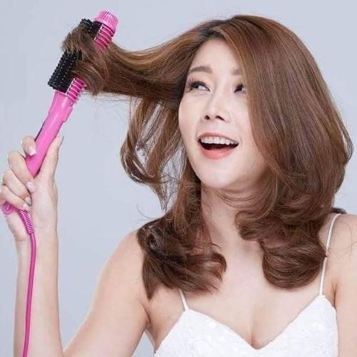 Lược điện NO.VA. đa năng 3 trong 1, làm xoăn ,sấy phồng ,uốn cụp