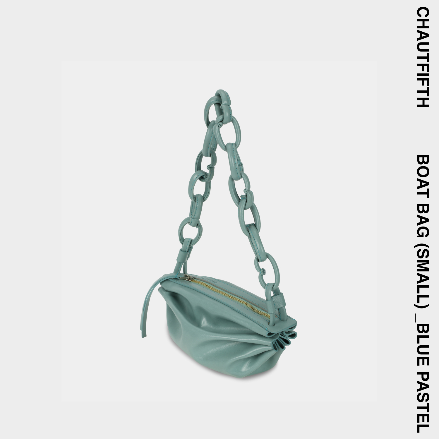 Túi xách BOAT BAG size nhỏ (S) màu Xanh ngọc pastel - CHAUTFIFTH