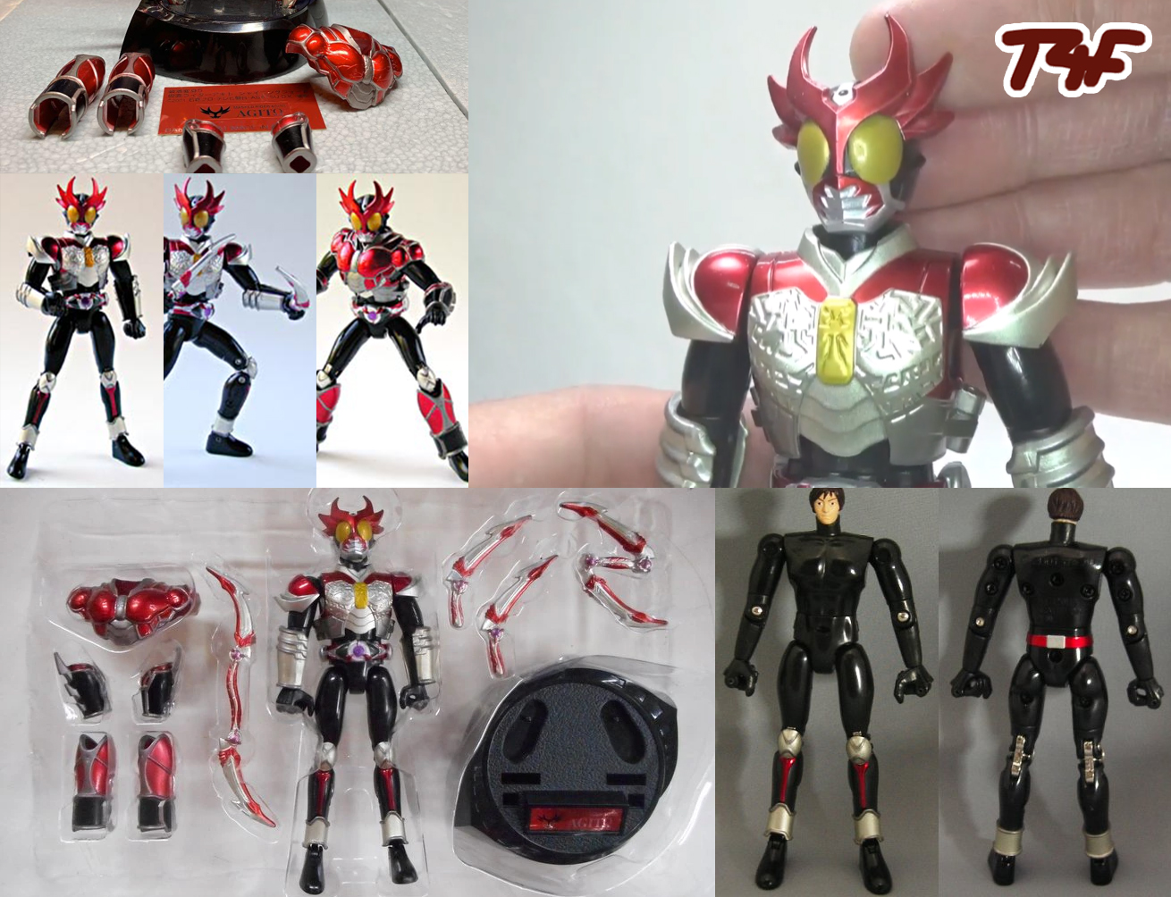 Mô hình SHS Masked Rider Agito Burning form &amp; Shinning form