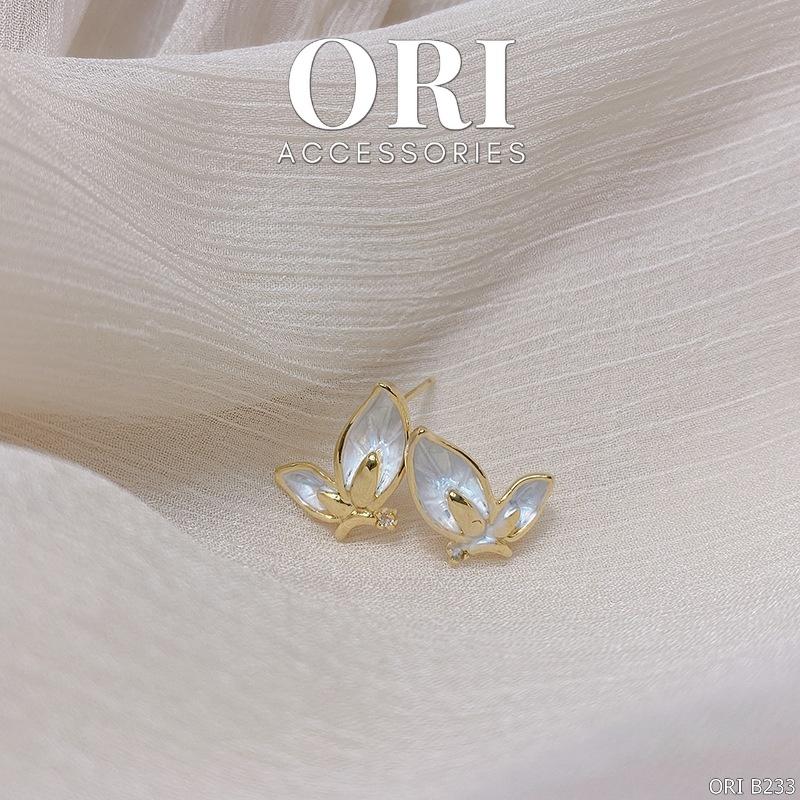 Bông tai nữ cánh bướm dáng nhỏ Kiera tinh tế thời trang ORI ACCESSORIES B233