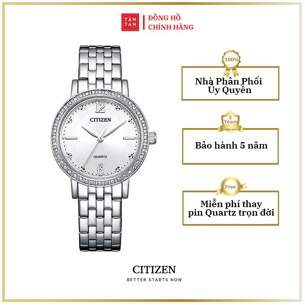 Đồng hồ Nữ Citizen Quartz EL3100-55A 31mm
