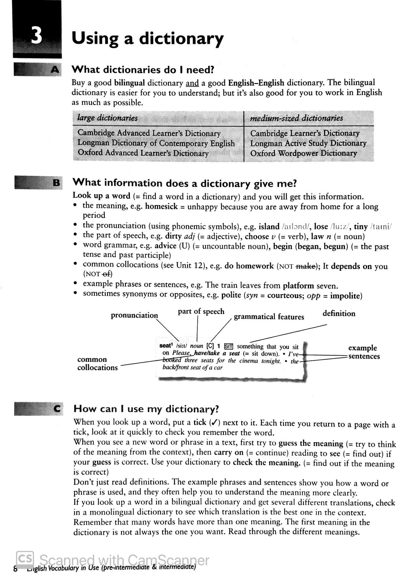 English Vocabulary In Use - Pre-intermediate & Intermediate