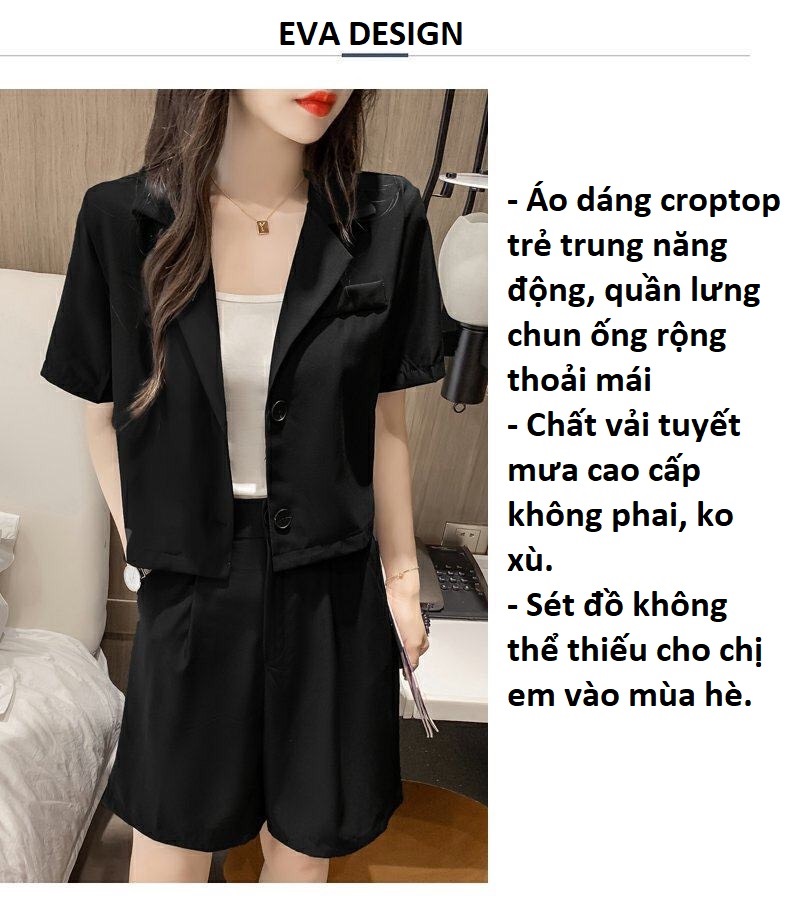 Áo Khoác Blazer Nữ Cổ Vest Chất Tuyết Mưa Cao Cấp Hàng Thiết Kế Tay Lỡ Dáng Croptop Phong Cách Thời Trang Hàn Quốc Mặc Đi Chơi Dạo Phố Du Lịch