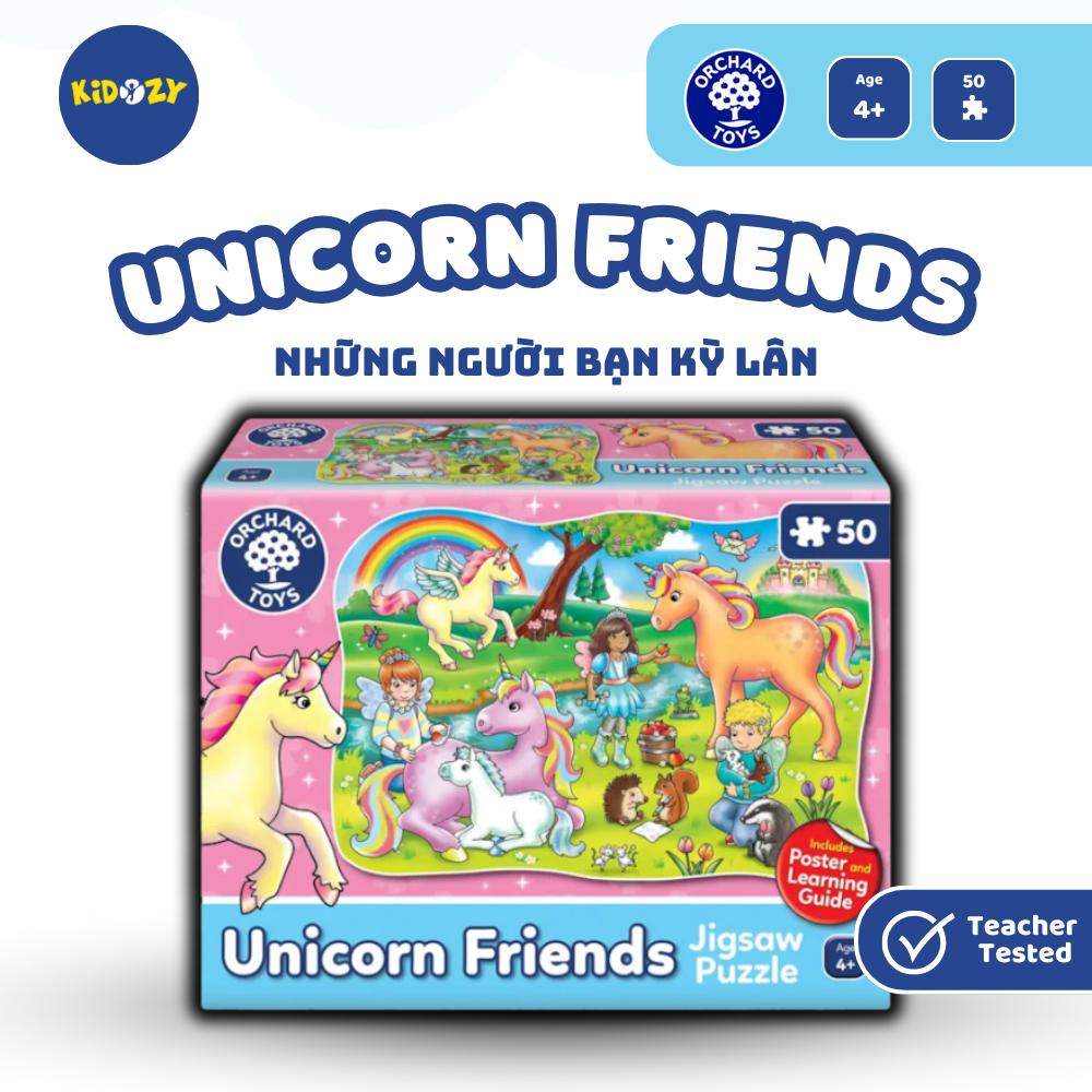 Bộ xếp hình Unicorn Friends - Orchard Toys kích thích trí tưởng tượng và kỹ năng quan sát của trẻ