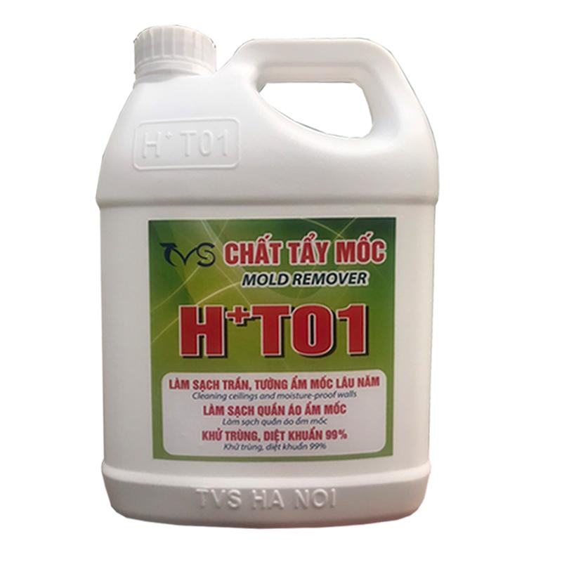 Tẩy mốc tường, mốc quần áo đậm đặc HT01-5LIT (dùng cho nhà nghỉ, khách sạn, giặt là, vệ sinh công nghiệp...)