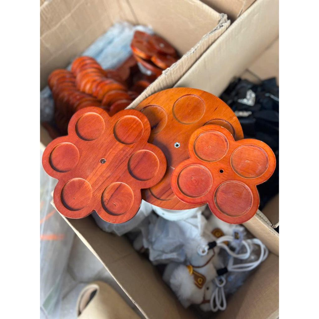 Tháp Nhựa Giả Gỗ 3 Tầng Bày Bia Nước Ngọt, Nhựa Giả Gỗ, Tháp Bày Gia Tiên Đẹp Mắt Sang Trọng