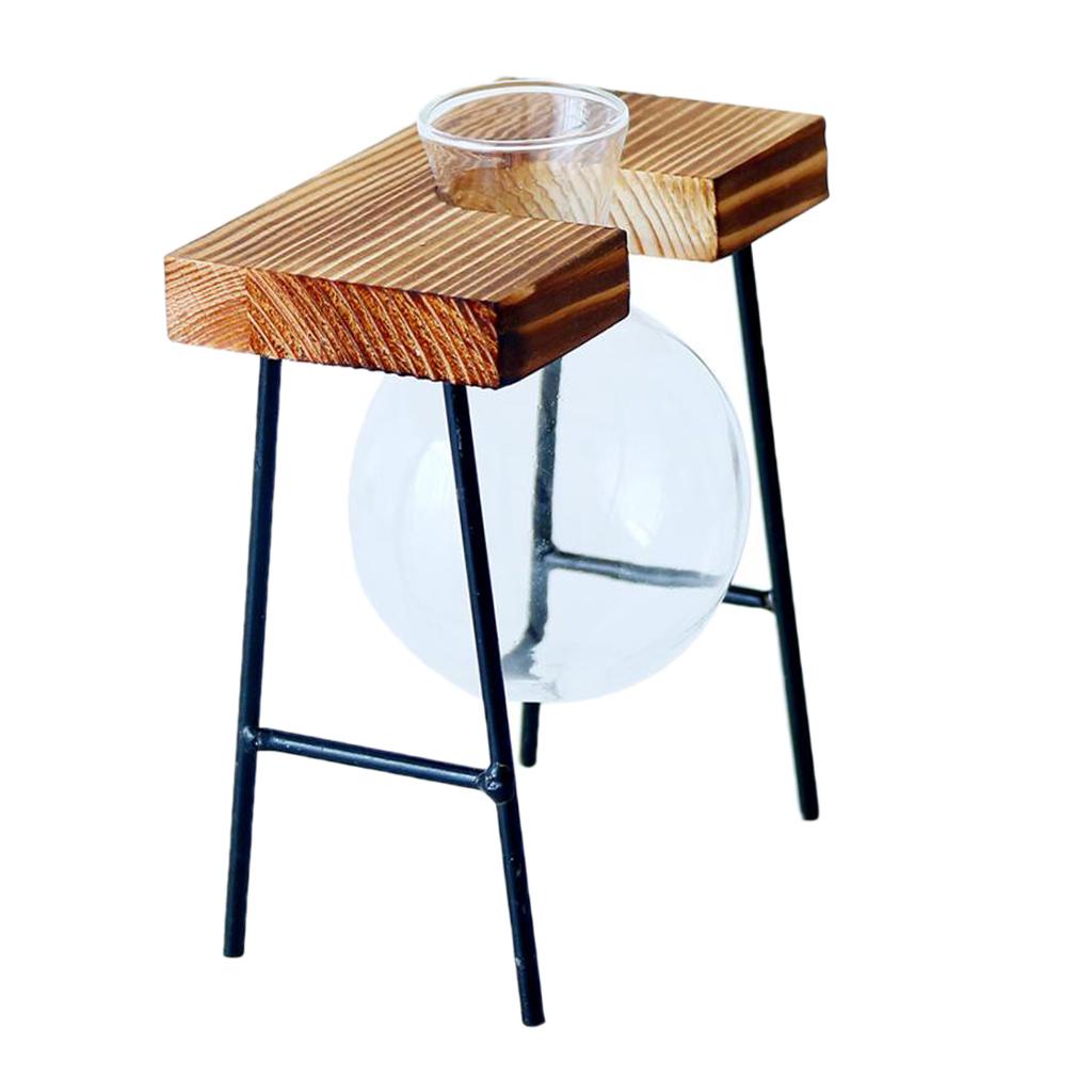 Wooden Shelf Plant Stand Ladder Storage Indoor Outdoor Display Stand