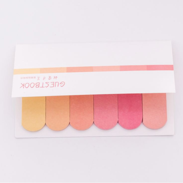 120 Miếng Giấy Ghi Chú Đánh Dấu Sách Bookmark Pastel