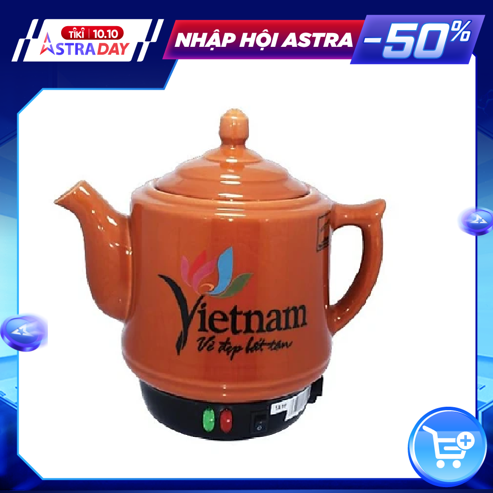 Ấm sắc thuốc Trường An TA68 Nâu - Hàng chính hãng