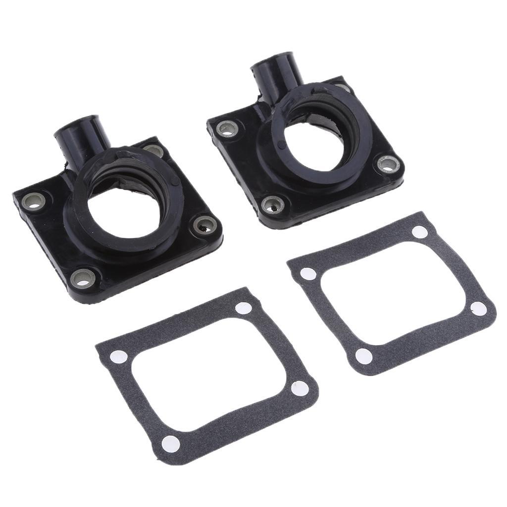 2 Pieces Carburetor Interface Adapter Intake Manifold Rubber Interface