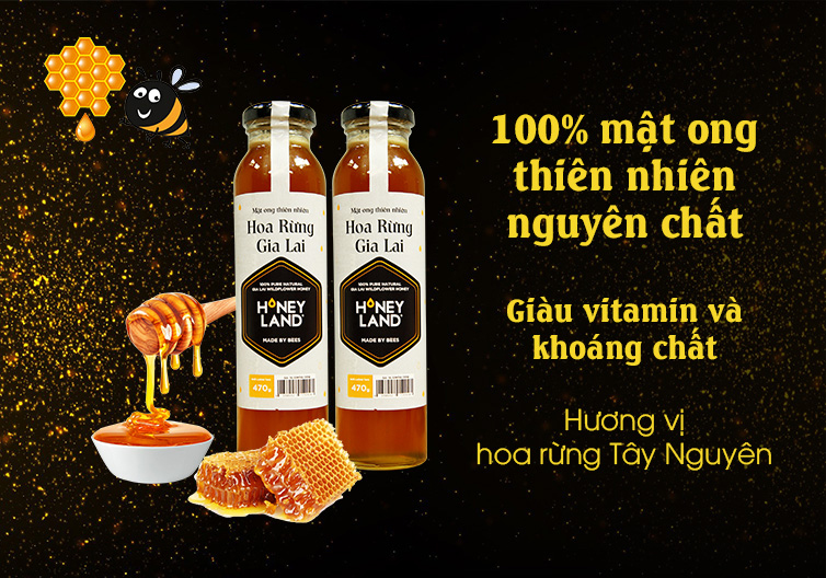 MẬT ONG HOA RỪNG GIA LAI 470G