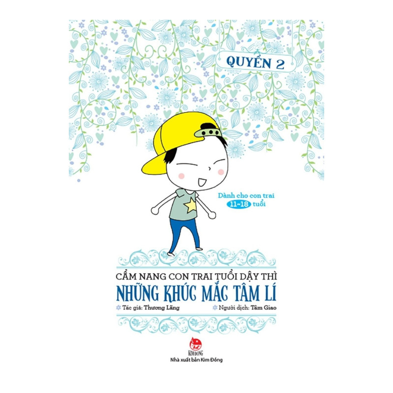 Combo Cẩm Nang Con Trai Tuổi Dậy Thì : Sổ Tay Kiến Thức Sinh Lí  (Quyển 1) +  Những Khúc Mắc Tâm Lí (Quyển 2)