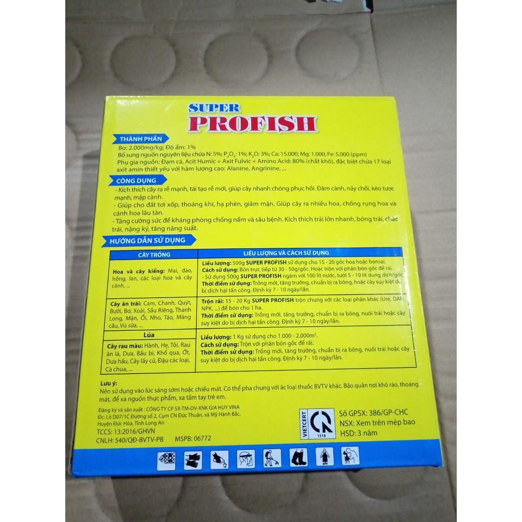 Phân Đạm Cá Dạng Viên Super ProFish gói 1kg