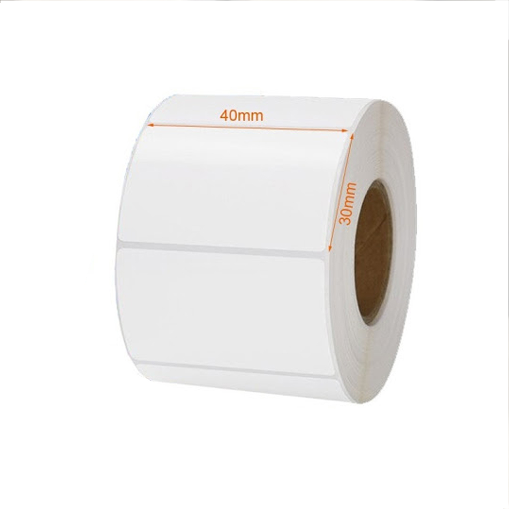 Giấy in tem decal nhiệt dán cốc trà sữa 40x30mm