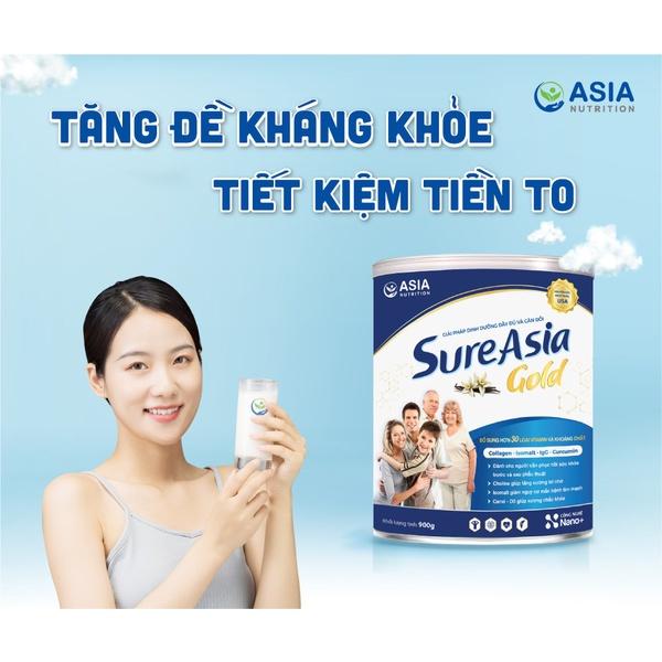 Sữa bột En sure Sure Asia Gold cao cấp ASIA NUTRITION 400G cao cấp nguyên liệu nhập khẩu Mỹ tác dụng tốt cho sức khỏe