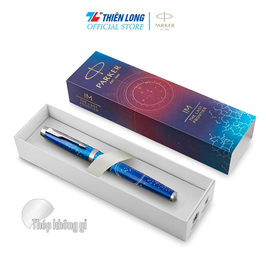 Bút lông bi Parker IM Special Editon Submerge Blue - Thép không gỉ - Ngòi 0.7mm - 2152993Z