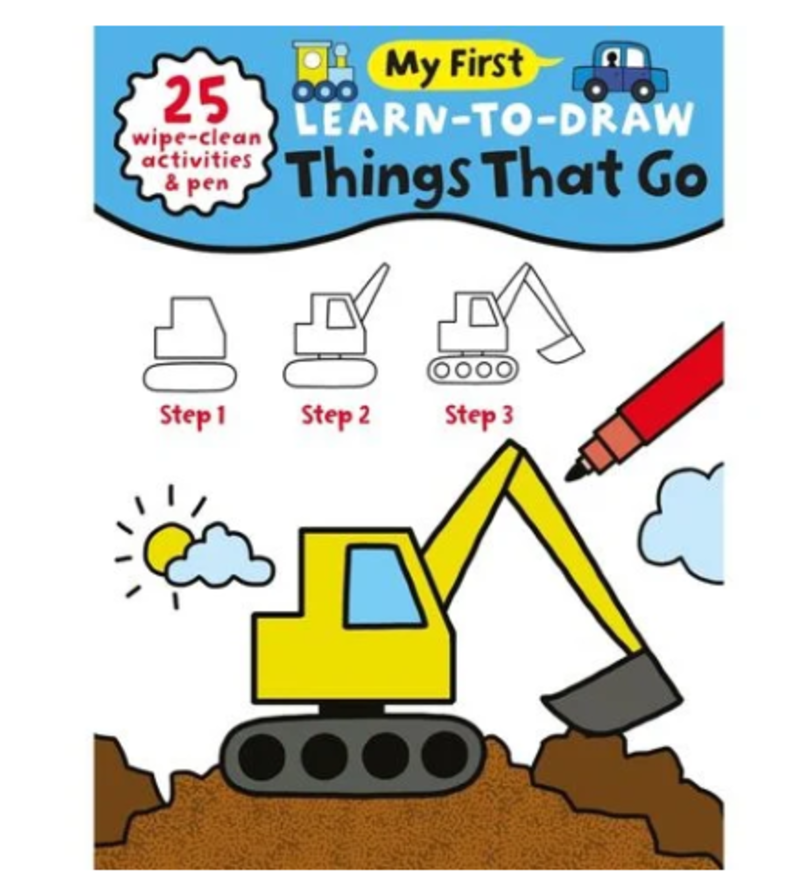 Sách My First Learn To Draw: Things That Go