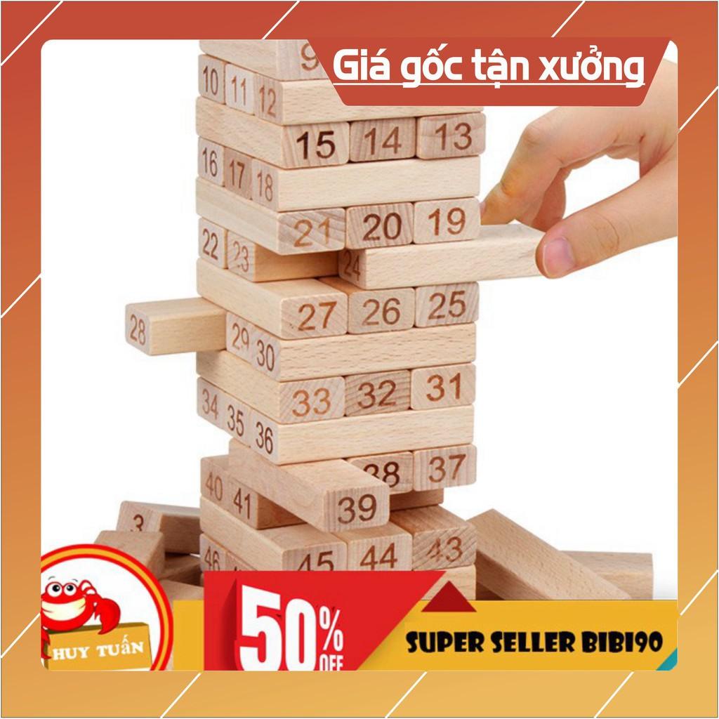 -XẢ HÀNG- Bộ đồ chơi rút gỗ 54 thanh mini