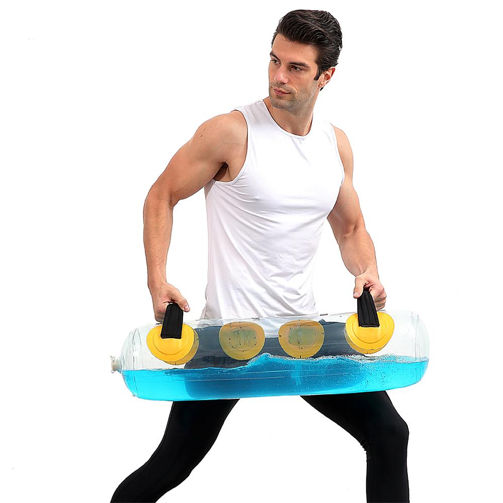 Water Weight Bag with Air Pump Liquid Paint for Home Gym Fitness Training