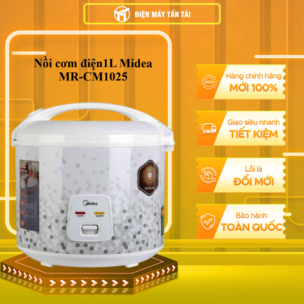 MR-CM1025 - NỒI CƠM ĐIỆN NẮP GÀI MIDEA MR-CM1025 - Hàng chính hãng