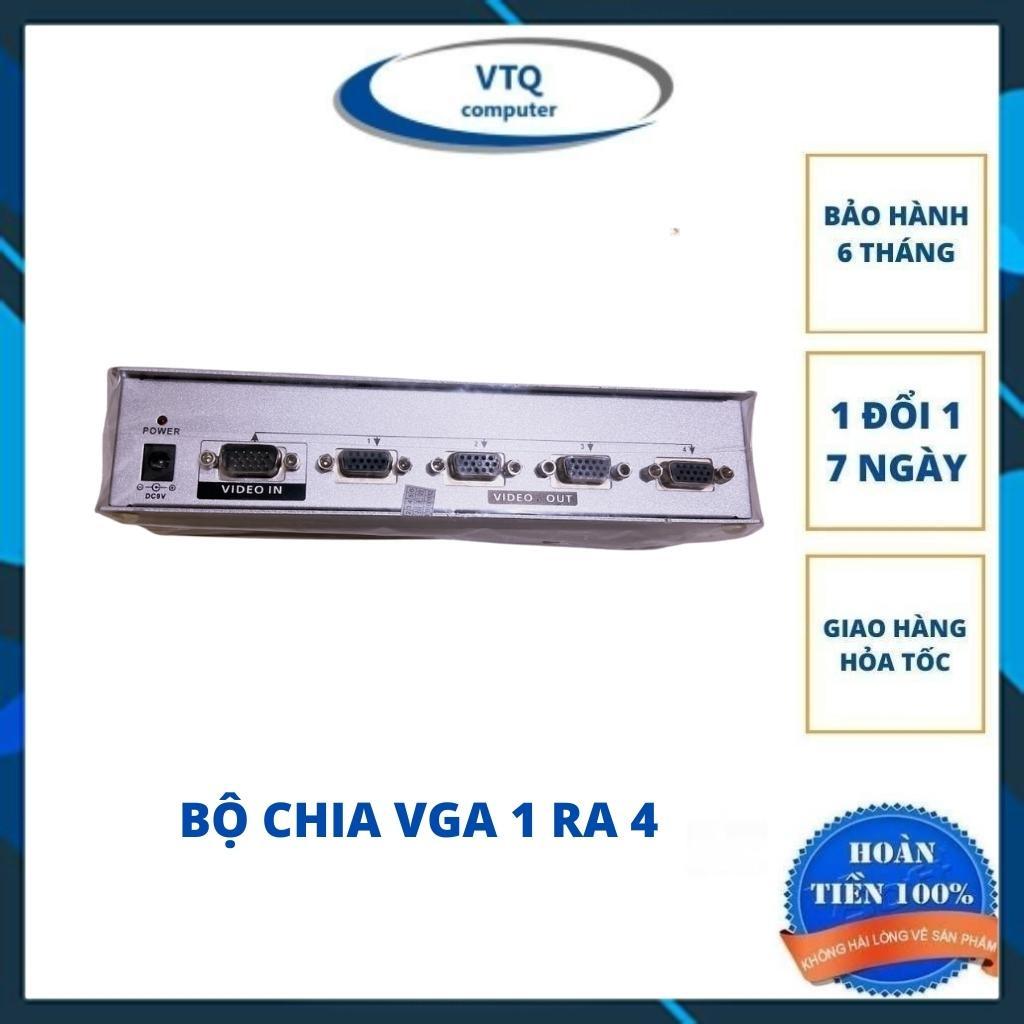 Bộ chia VGA 1 ra 2 1 ra 4 chia 1 cpu ra nhiều màn hình màn hình bảo hành 06 tháng