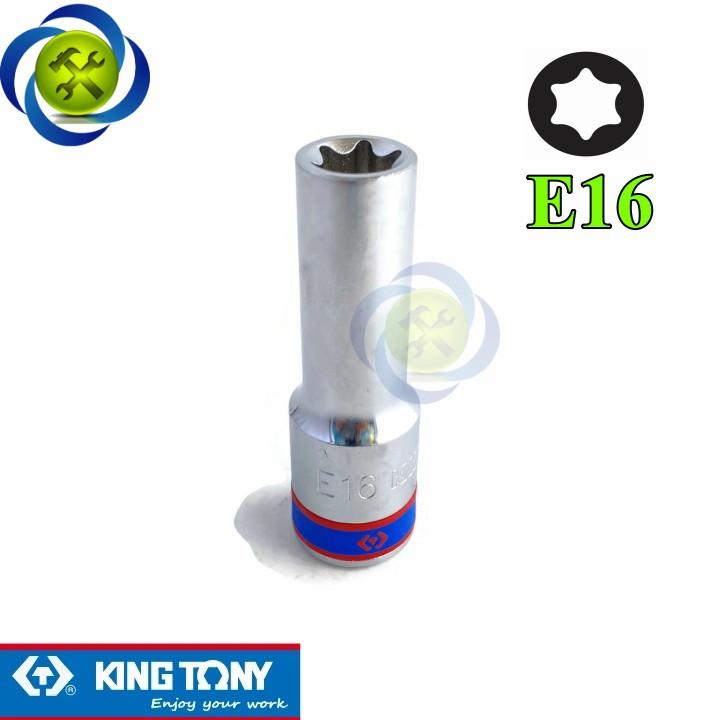 Tuýp sao E16 Kingtony 427516M loại 1/2 dài 77mm