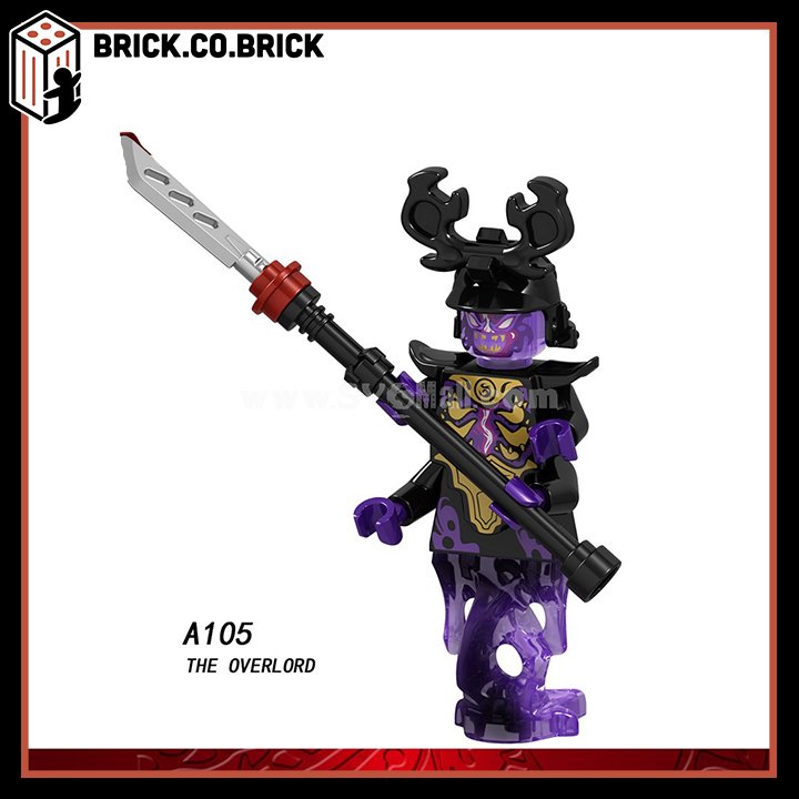 Ninja Phantom Đồ Chơi Lắp Ráp Minifigure Samurai Bộ Xương Rắn Skeleton A098 - A105