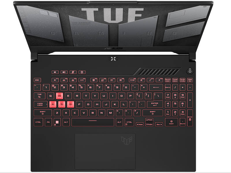 Laptop Asus TUF Gaming F15 FX507ZC-HN124W (Core i7-12700H | 8GB | 512GB | RTX 3050 4GB | 15.6-inch FHD | Win 11 | Jaeger Gray) - Hàng Chính Hãng - Bảo Hành 24 Tháng