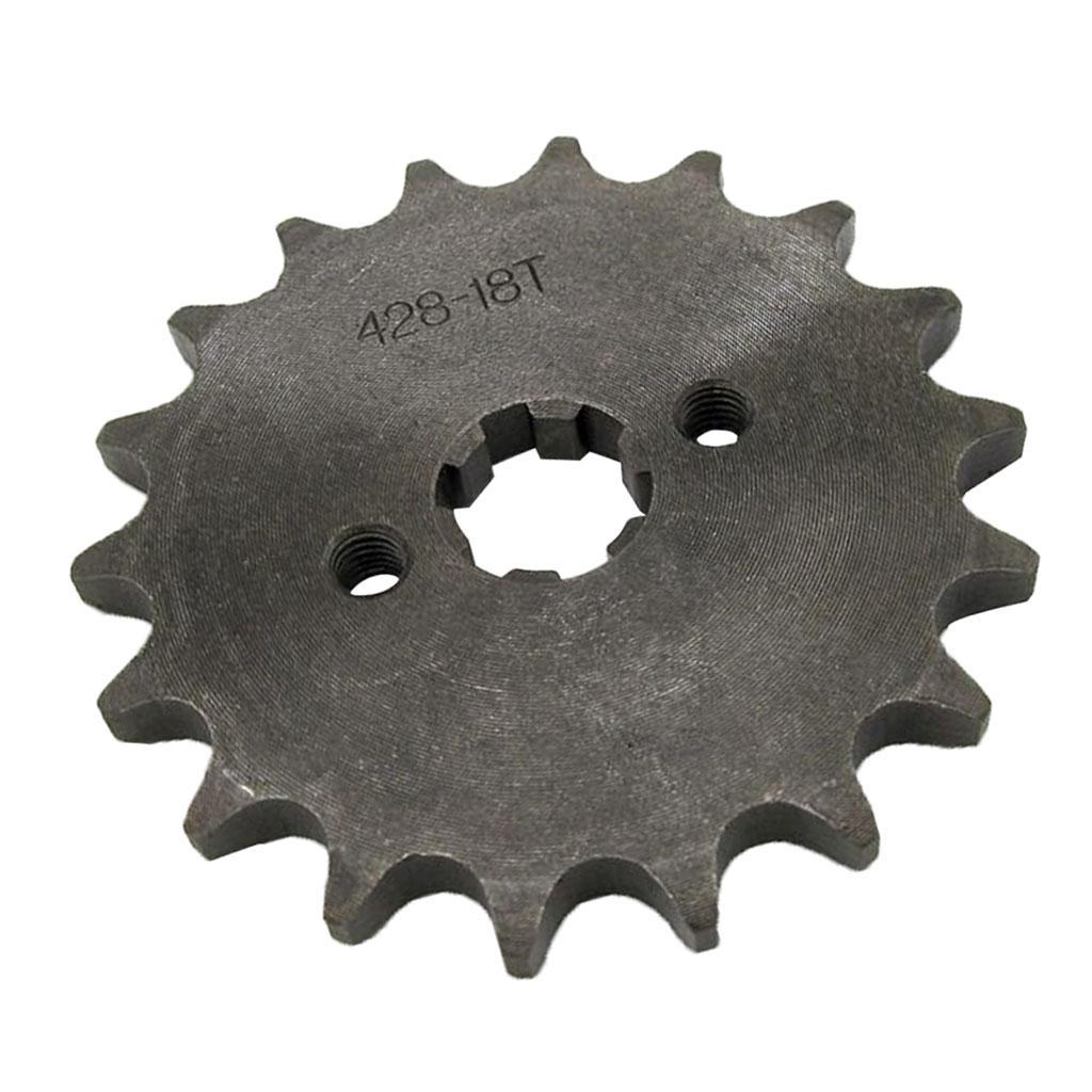 2X 18T 17mm 428 Chain Front Sprocket Cog Quad Dirt Bike ATV Buggy