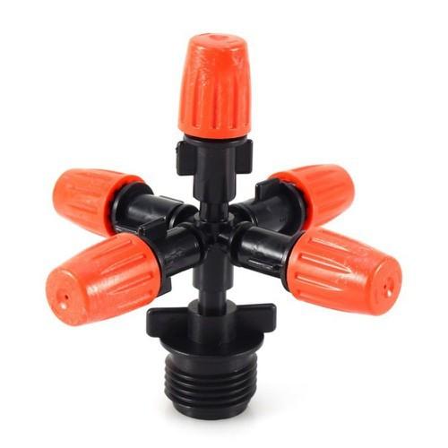 Bộ 5 béc phun sương 5 hướng kết nối ren ngoài 21 tiện lợi