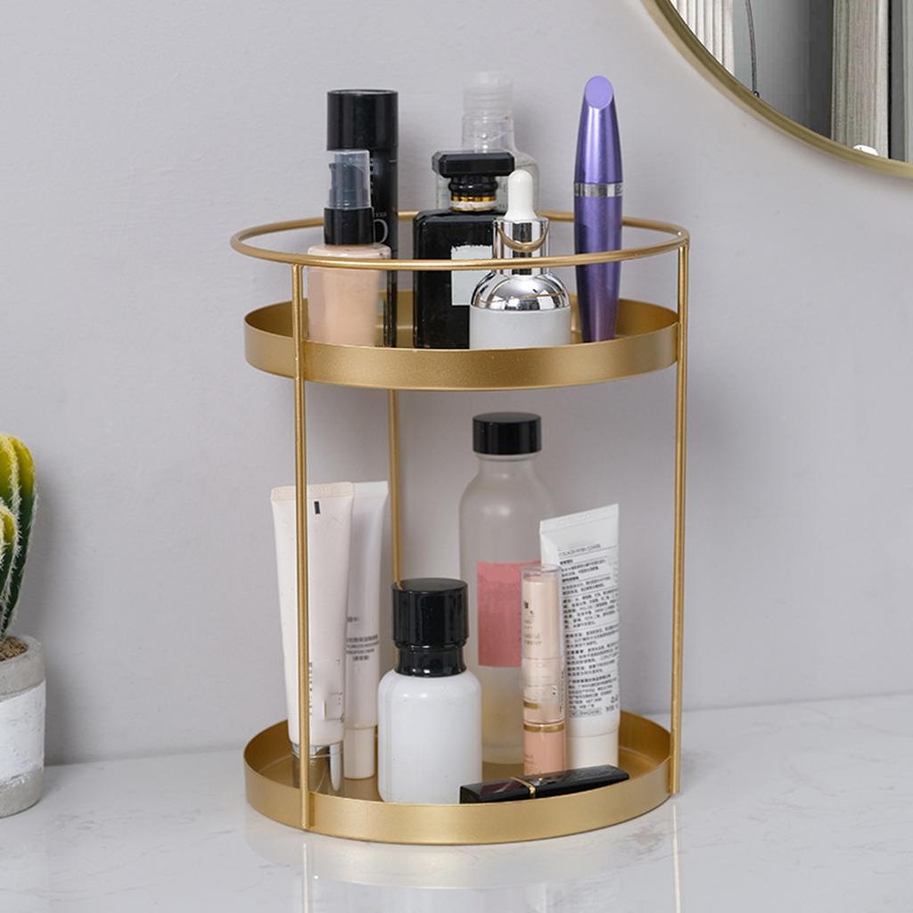 3 Pieces Makeup Organizer Simple Cosmetic Storage Rack Perfume Display