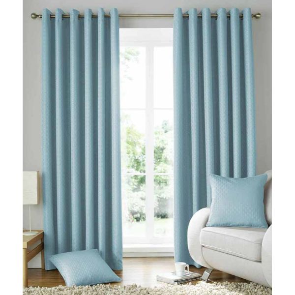 Rèm cửa vải LUCYA18-17 có thanh treo hợp kim nhôm màu gỗ đầu nhọn - cao cố định 1m7