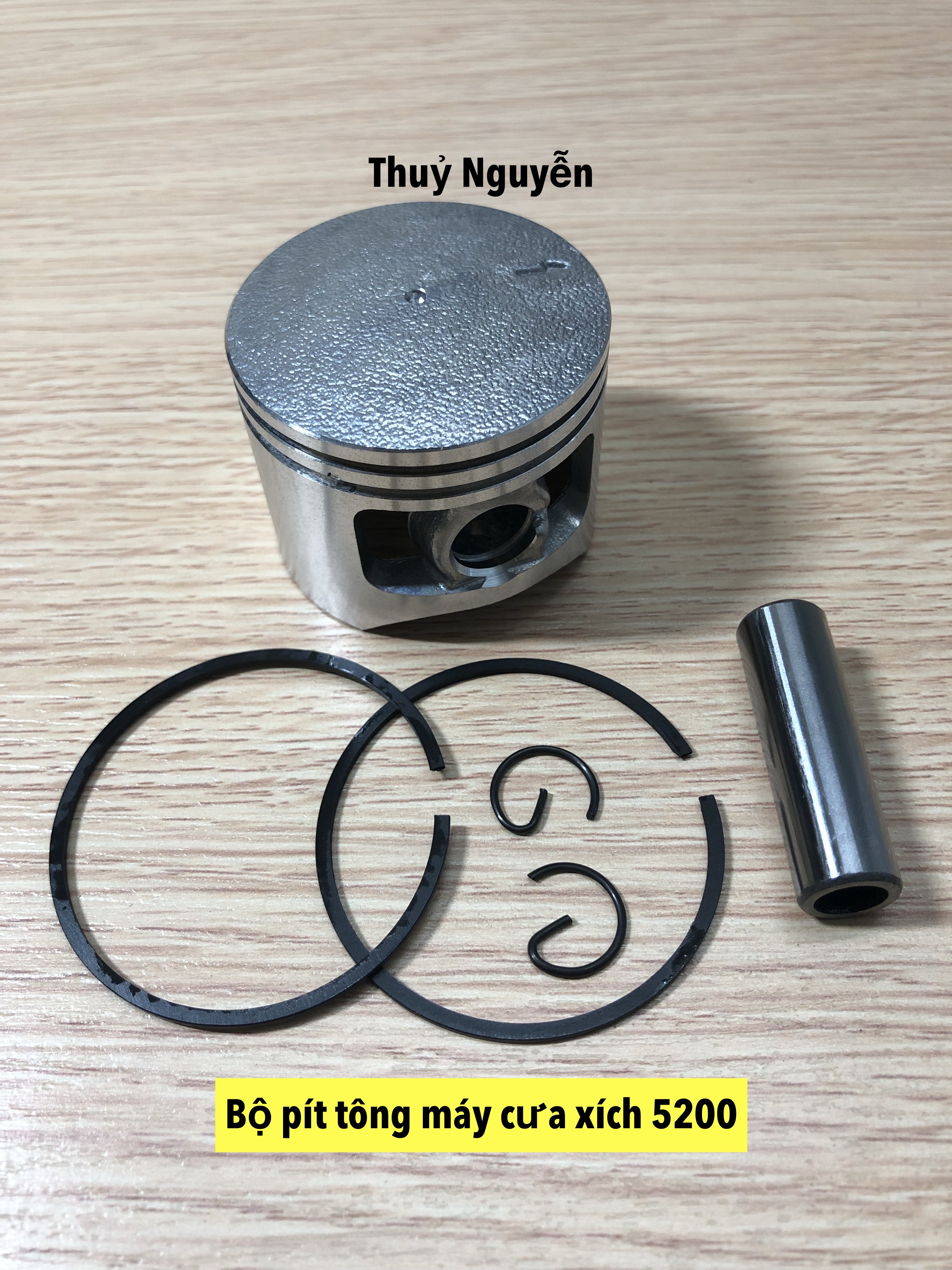 Bộ pít tông 45mm máy cưa 5200, 5900, 52cc