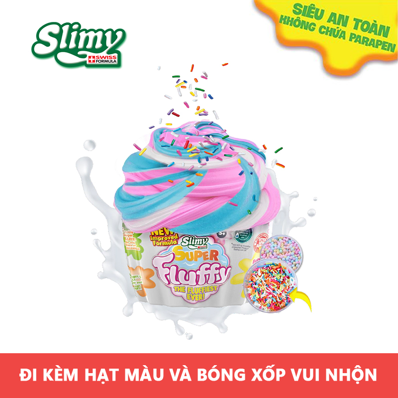 Đồ Chơi SLIMY Bánh Kem Ngọt Ngào Super Fluffy Xanh Lá 33447/GRE