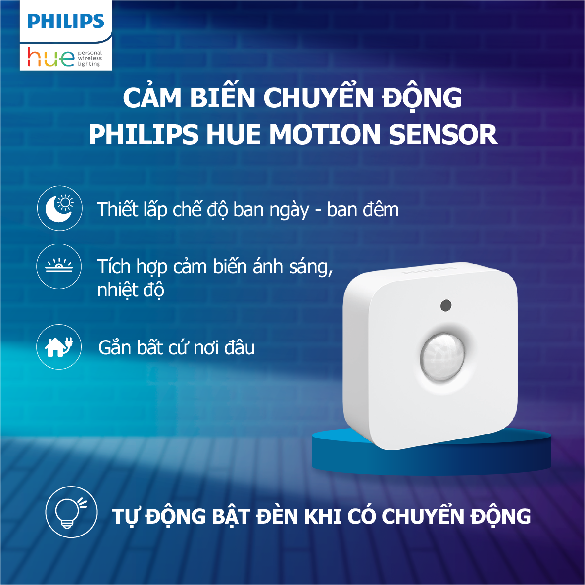 Cảm biến chuyển động Philips Hue Motion Sensor