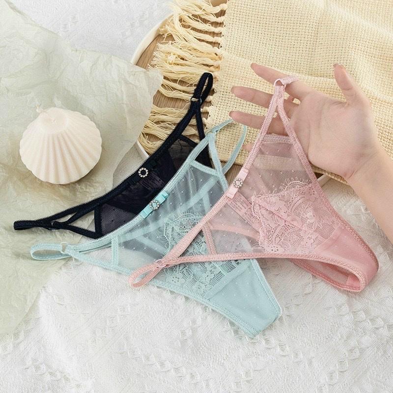 COMBO 5 QUẦN REN LỌT KHE DÂY MẢNH 8034