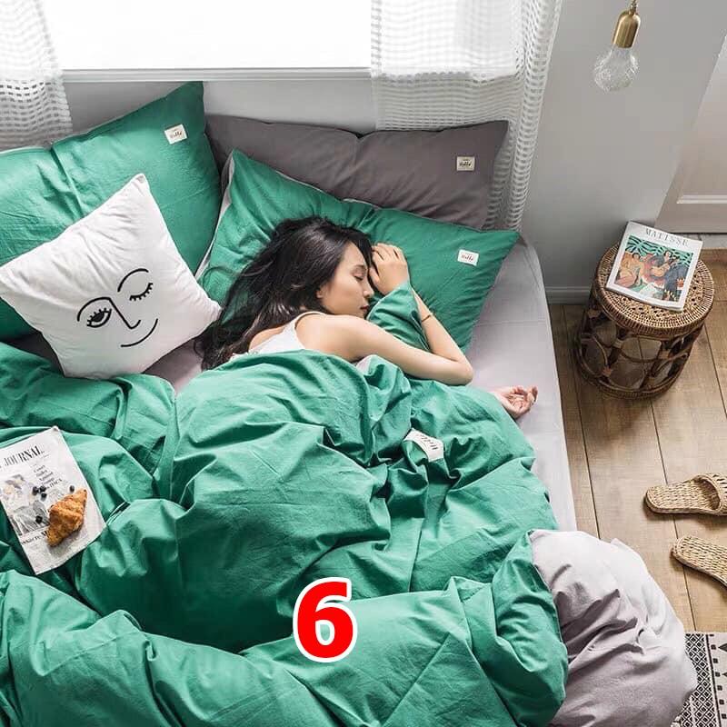 Bộ chăn ga 4 món cotton Tici nhập khẩu đủ size nhiều mẫu TC23