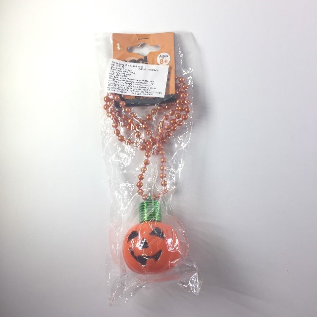 Vòng cổ bí đỏ phát sáng halloween Uncle Bills UH01581