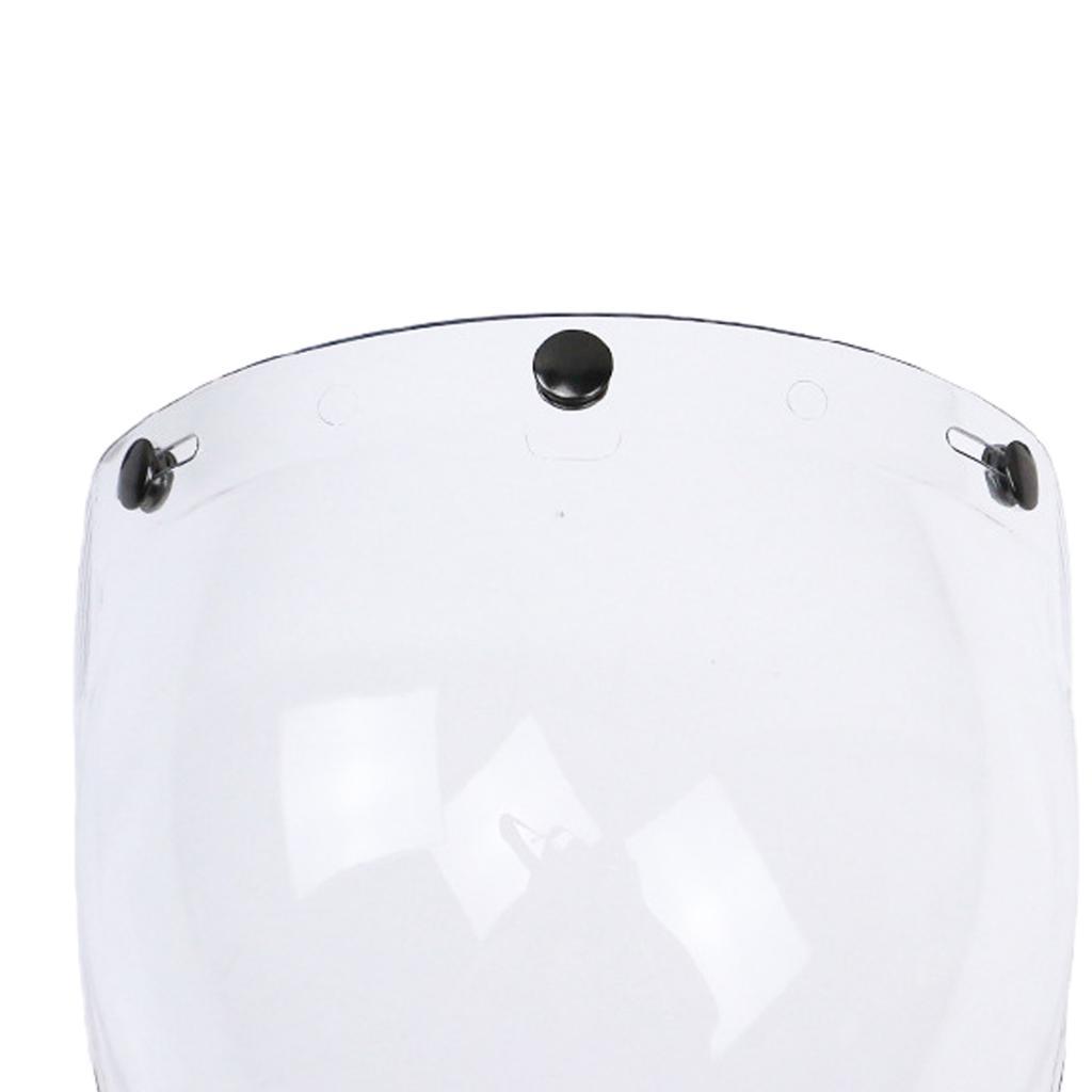 3x Visor Motorcycle Bubble Visor PC Lens