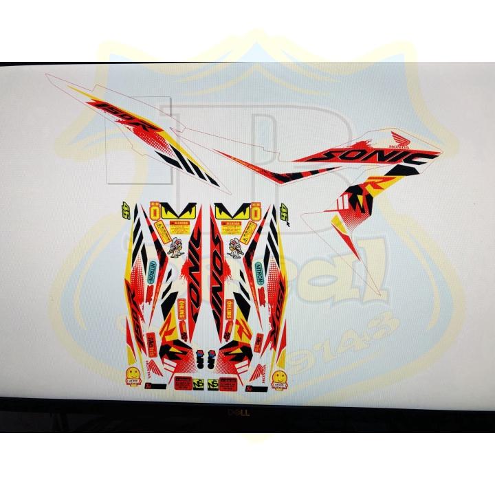 Tem rời sonic 150 trắng