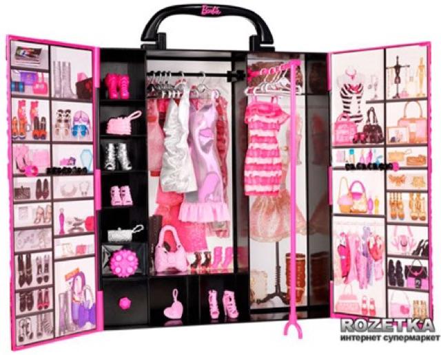 Đồ chơi ĐỘC: Búp bê Ken Barbie và tủ đồ phụ kiện thời trang