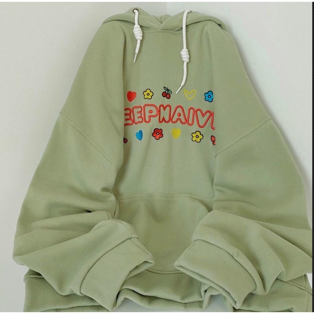 Áo KHOÁC Hoodie KEEPNAIVE Ulzzang Unisex Áo khoác hoodie zip chất liệu nỉ có mũ dài tay khoá kéo