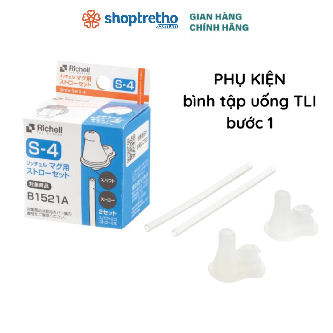 Bình tập uống TLI Richell Nhật Bản - bước 1 200ml | Baby