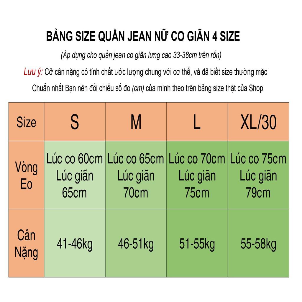 Quần Jeans Baggy Trơn Co Giãn JBG3250