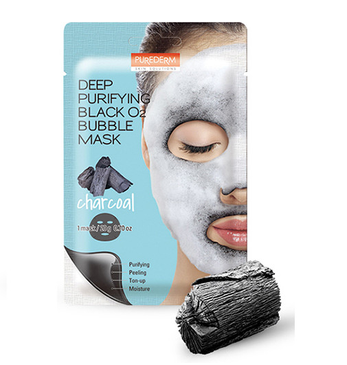 Combo 3 Mặt nạ sủi bọt thải độc PUREDERM Deep Purifying O2 Bubble Mask