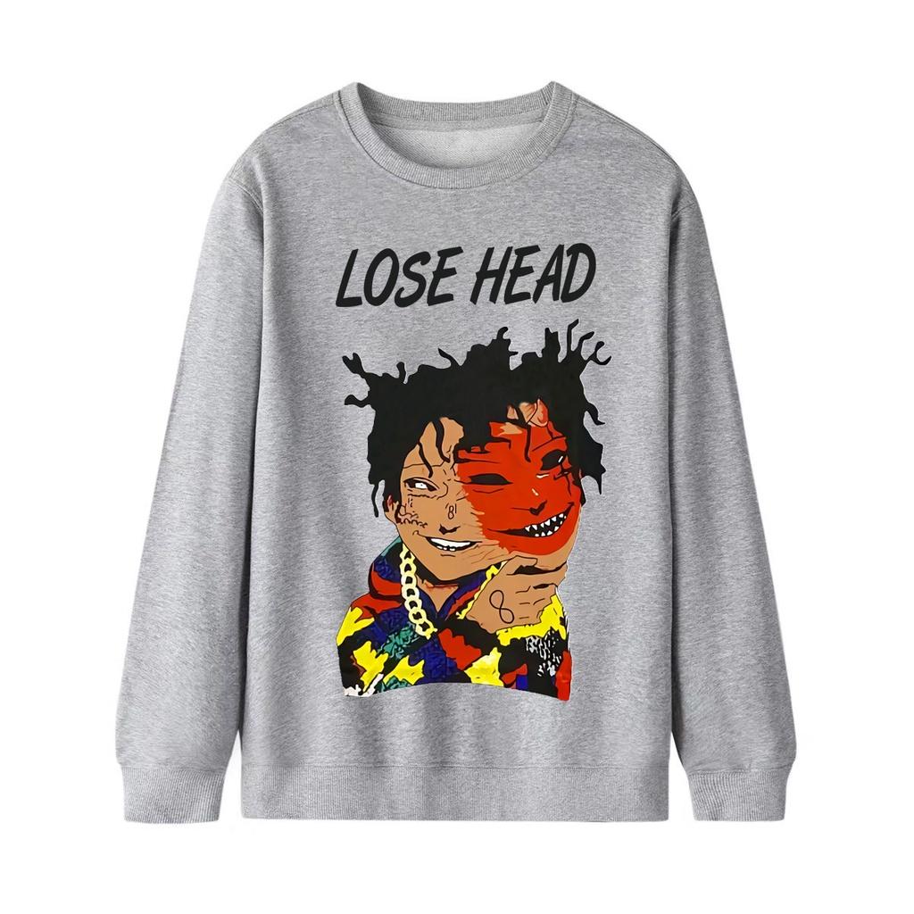 Áo dài tay trơn NỈ BÔNG Unisex MonsterX LOSSE HEAD Sweater Ulzzang cặp đôi nam nữ form rộng oversize Hàn Quốc