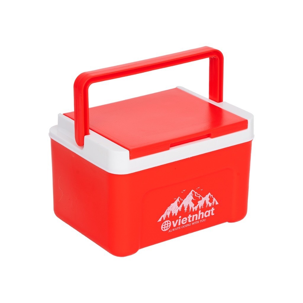 Phích vuông thái 2.3L, Phích mini giữ nhiệt tiện lợi, Phích đá giữ nhiệt lên đến 8h - Nhựa Việt Nhật - Hàng Việt Nam