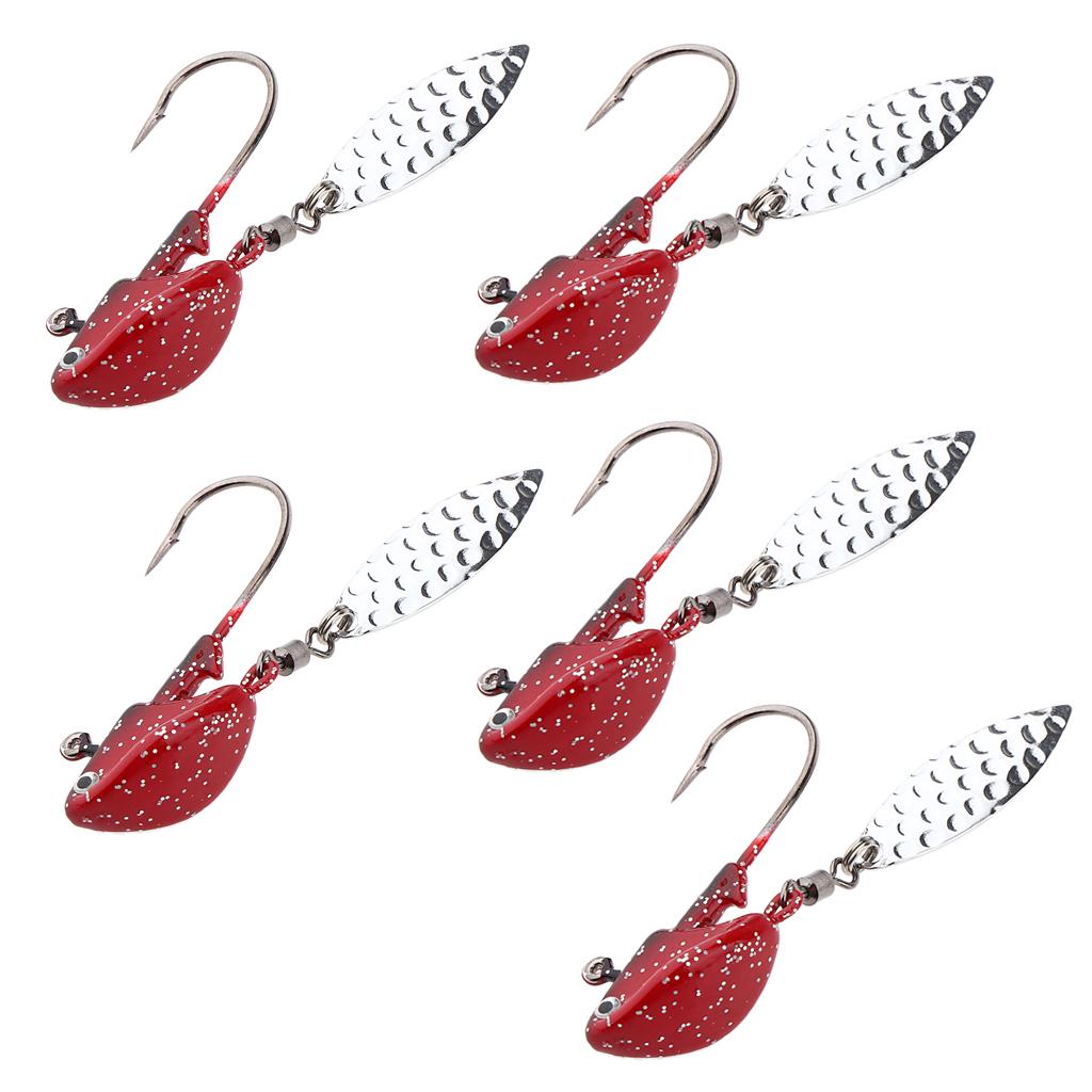 5 Pieces Fishing Jig Lure Freshwater Saltwater Bait Hook Tackle